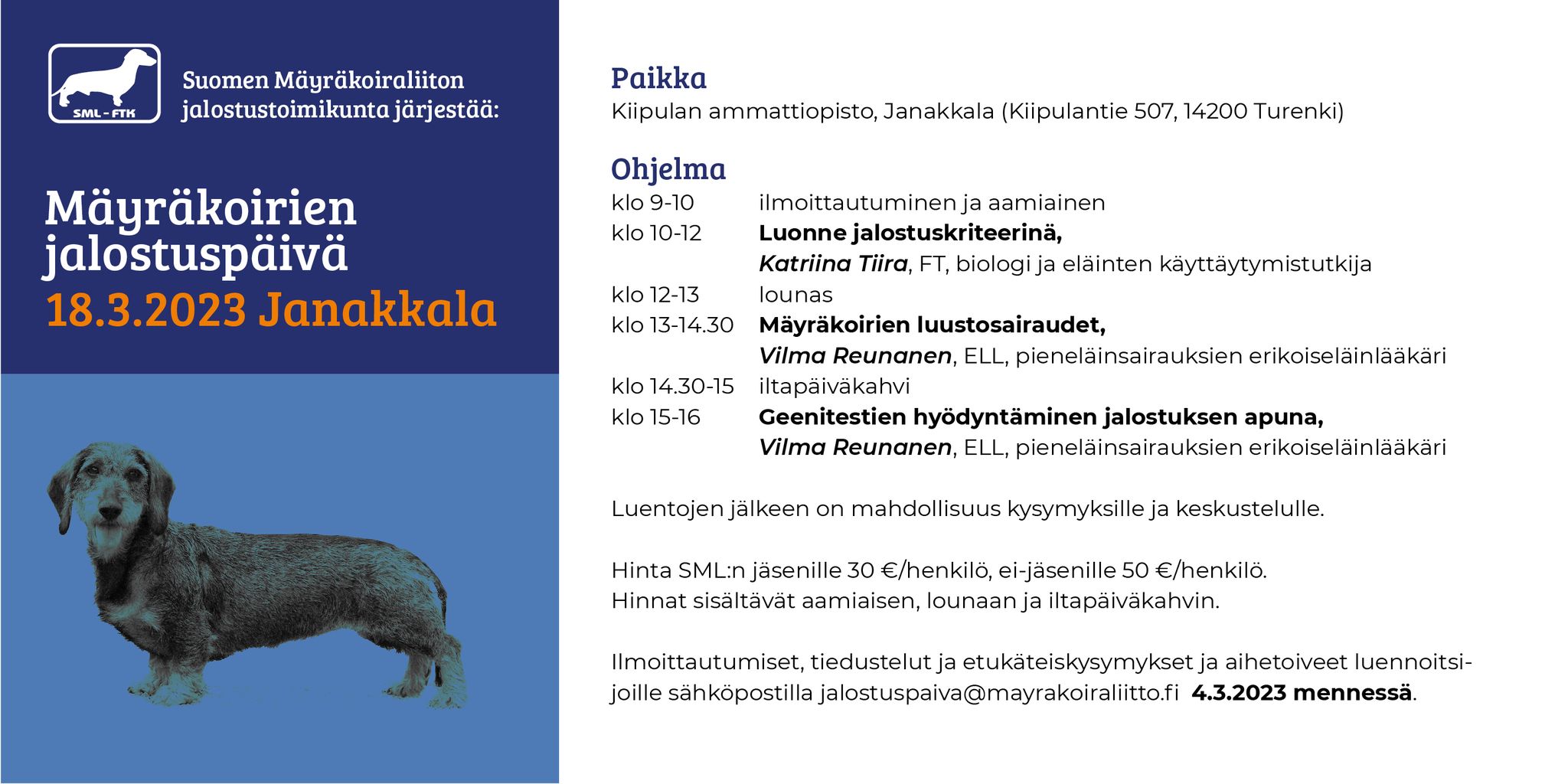 ilmoitus jalostuspäivä 23