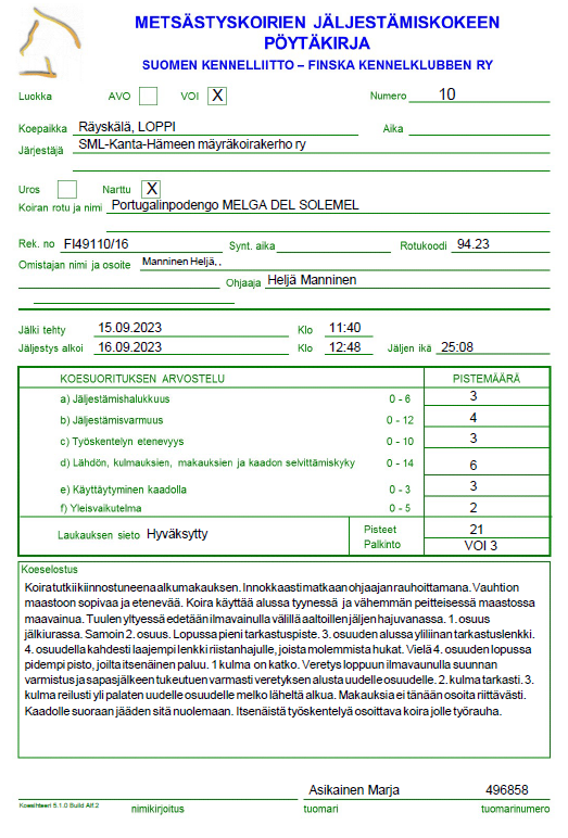 MELGA DEL SOLEMEL 18N