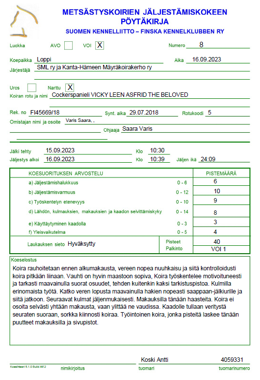 VICKY LEEN ASFRID THE BELOVED 10V