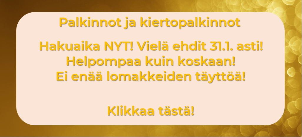 Vuoden 2023 palkintojen haku